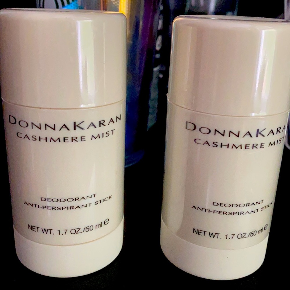 2 - brand new Donna Karan cashmere mist deodorant